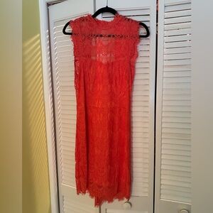 Free People Lace Dress with open back